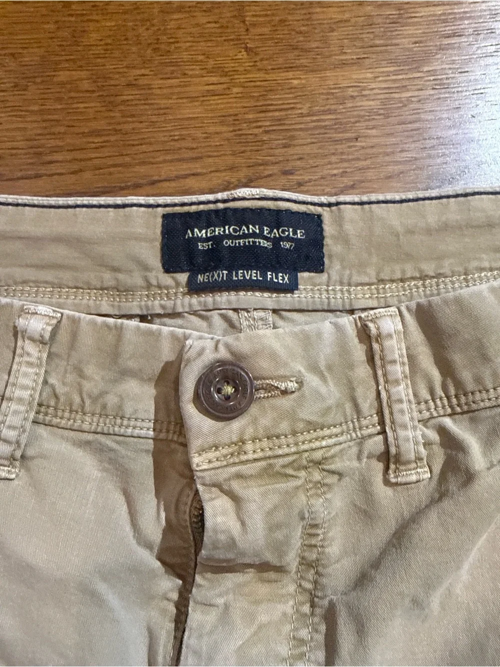 American Eagle Outfitters Tan Flat Front‎ Men’s Shorts